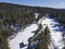 Aerial view of Byala Cherkva region at Rhodopes Mountain,  Bulgaria