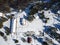 Aerial view of Byala Cherkva region at Rhodopes Mountain,  Bulgaria