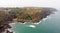 Aerial view of Cabo de Rama, Goa, India