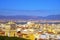 Aerial view of Cagliari, in Sardinia, Italy