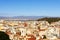 Aerial view of Cagliari, in Sardinia, Italy