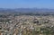 Aerial View of Cagliari and Sulcis Mountains in Sardinia
