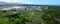 Aerial view of Cairns Airport in Queensland Australia