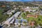 Aerial view of the Cal Poly Pomona campus