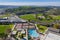 Aerial view of the Cal Poly Pomona campus