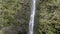 Aerial view of Caldeirao Verde waterfall, Madeira, Portugal