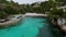 Aerial view of Calo des Moro, Mallorca in Spain.