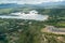 Aerial view of Canaima Lagoon