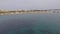 Aerial view of Cannes beach and coastline, south of France