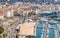 Aerial view of Cannes France