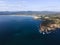 Aerial view of Cape Agalina near resort of Dyuni, Bulgaria