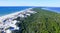 Aerial view of Cape San Blas, Florida - USA