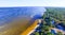 Aerial view of Cape San Blas, Florida - USA