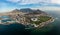 Aerial view on the Capetown Waterfront