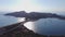 Aerial view of Capo Testa peninsula, in northern Sardinia, Italy