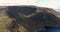 An aerial view of the captivating mountain scenery of Coumshingaun Loop