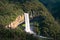 Aerial view of Caracol Waterfall - Canela, Rio Grande do Sul, Brazil