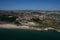 Aerial view of Carcavelos Beach