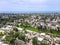 Aerial view of Cardiff, community in the incorporated city of Encinitas in San Diego County