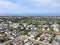 Aerial view of Cardiff, community in the incorporated city of Encinitas in San Diego County