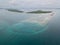 Aerial View of Caribbean Reef at Turneffe Atoll