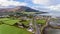 Aerial view. Carlingford town. county Louth. Ireland