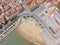 Aerial view of Cascais coastline near Lisbon in Portugal