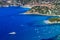 Aerial view on Cassis and Calanque Coast