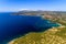 Aerial view on Cassis and Calanque Coast