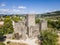 Aerial view of castle of Guimaraes, Portugal