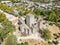 Aerial view of castle of Guimaraes, Portugal