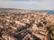 Aerial view of the Catania city on Sicily