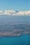 Aerial view of Catania, Sicily and the Etna Volcano