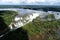 Aerial view of Cataratas do IguaÃ§u, a tourism point of Foz do IguaÃ§u, Brazil