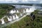 Aerial view of Cataratas do IguaÃ§u, a tourism point of Foz do IguaÃ§u, Brazil