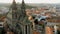 Aerial View of Cathedral St. Peter And St. Paul in Brno, Czech Republic, Europe