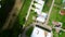 Aerial view of Central Mosque in Songkhla, Thailand