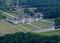 Aerial view of Chambord castle