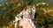 Aerial view of `Chandi Devi` temple in Haridwar India.