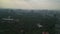 Aerial view of the Chapultepec Forest in Mexico City. Aerial view of the buildings of Mexico City. Castle chapultepec