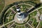 Aerial view of the Chassiron Lighthouse, Nouvelle-Aquitaine, France