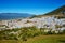 Aerial view of of Chefchaouen, Morocco