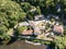 Aerial view of Cherepish Monastery, Bulgaria