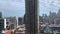 Aerial view of Chicago skyscrapers looking north and east of the Loop during summer