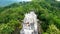 Aerial view of Chiken Church, a unique building on the hill of Rhema, Magelang Yogyakarta. Bukit Rhema. Magelang, Indonesia,