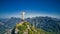 Aerial view of Christ the Redeemer and Rio de Janeiro city