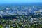 Aerial view of Christchurch city center new skyline - New Zealand