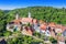 aerial view of the church of Horb south Germany