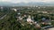 Aerial view of the Church near lake Sairan in Almaty, Kazakhstan