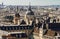 The aerial view of Church of Val-de-Grace, Paris, France.